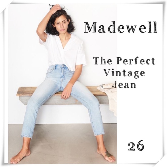MADEWELL The Perfect Vintage Jeans light Washed Style#C2819 - Picture 1 of 9